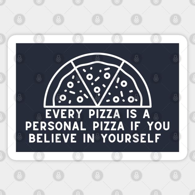 Personal Pizza Sticker by Low Life Shirts